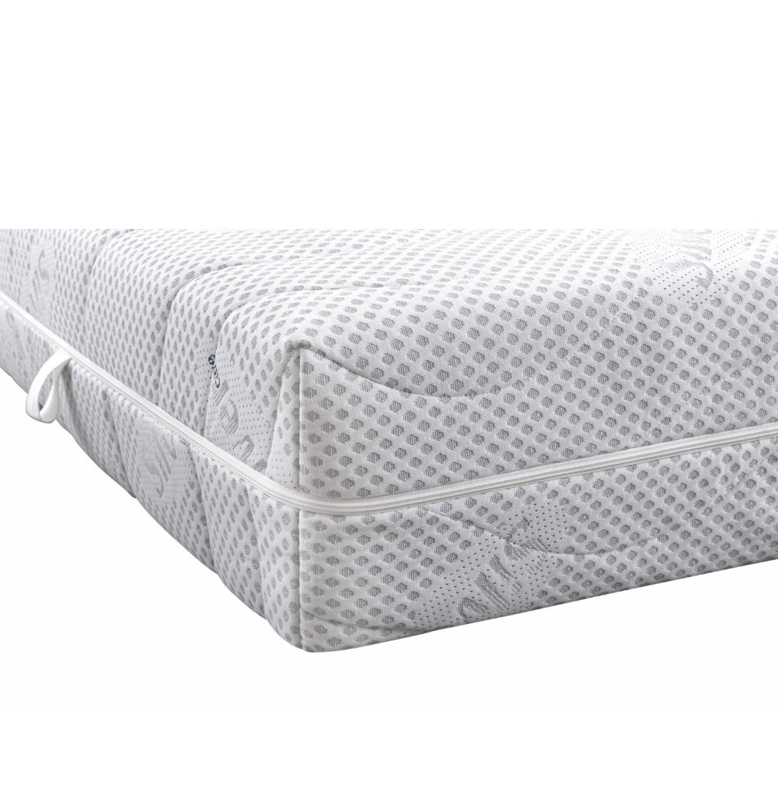 Husa cu fermoar pentru saltea, Tesatura Silver, material matlasat certificat OEKO-TEX® STANDARD 100, Lavabila, Detasabila, Metru Patrat - MetruPatrat.ro