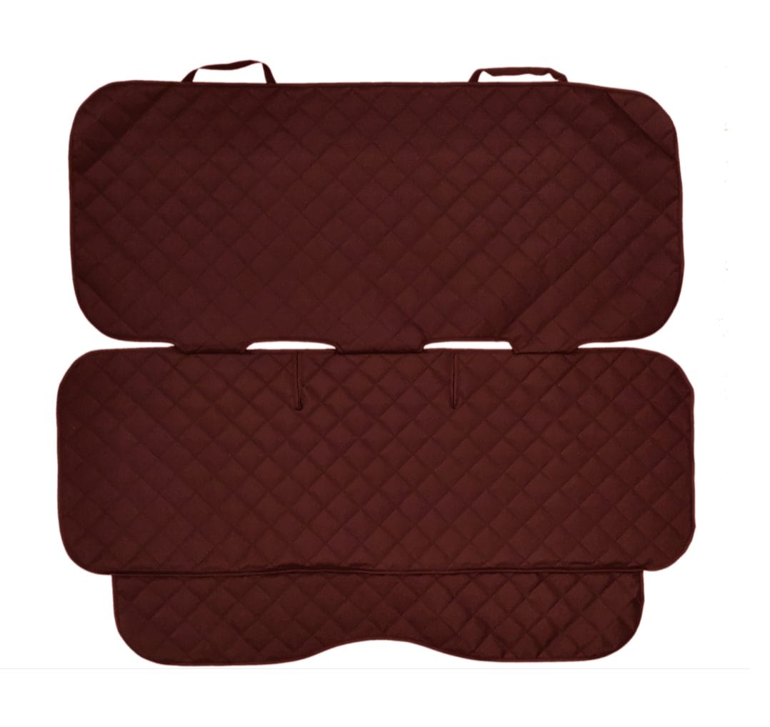 Set 3 protectii auto, matlasate,universale, grena, lavabile, impermeabile, protectie bancheta si 2 protectii scaune fata, Metru Patrat