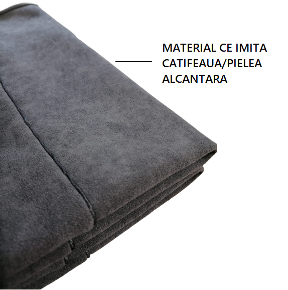 Set 2 huse microbuz pentru scaunele pasagerilor, din material textil ce imita catifeaua, pielea alcantara, dedicate masinilor tip VAN, micorbuz, utilara, marimea L 30212 - MetruPatrat.ro
