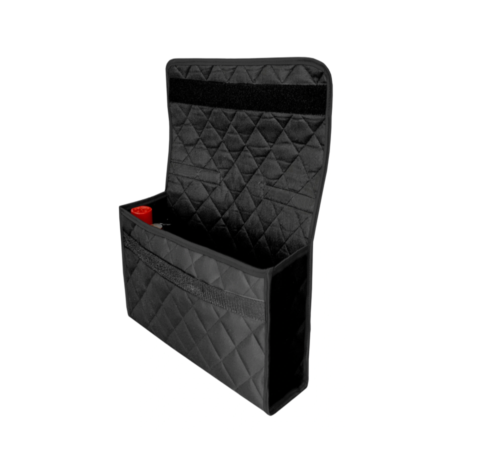 Organizator auto universal pentru portbagaj, prevazut cu banda arici pentru fixare usoara, marimea M negru - MetruPatrat.ro