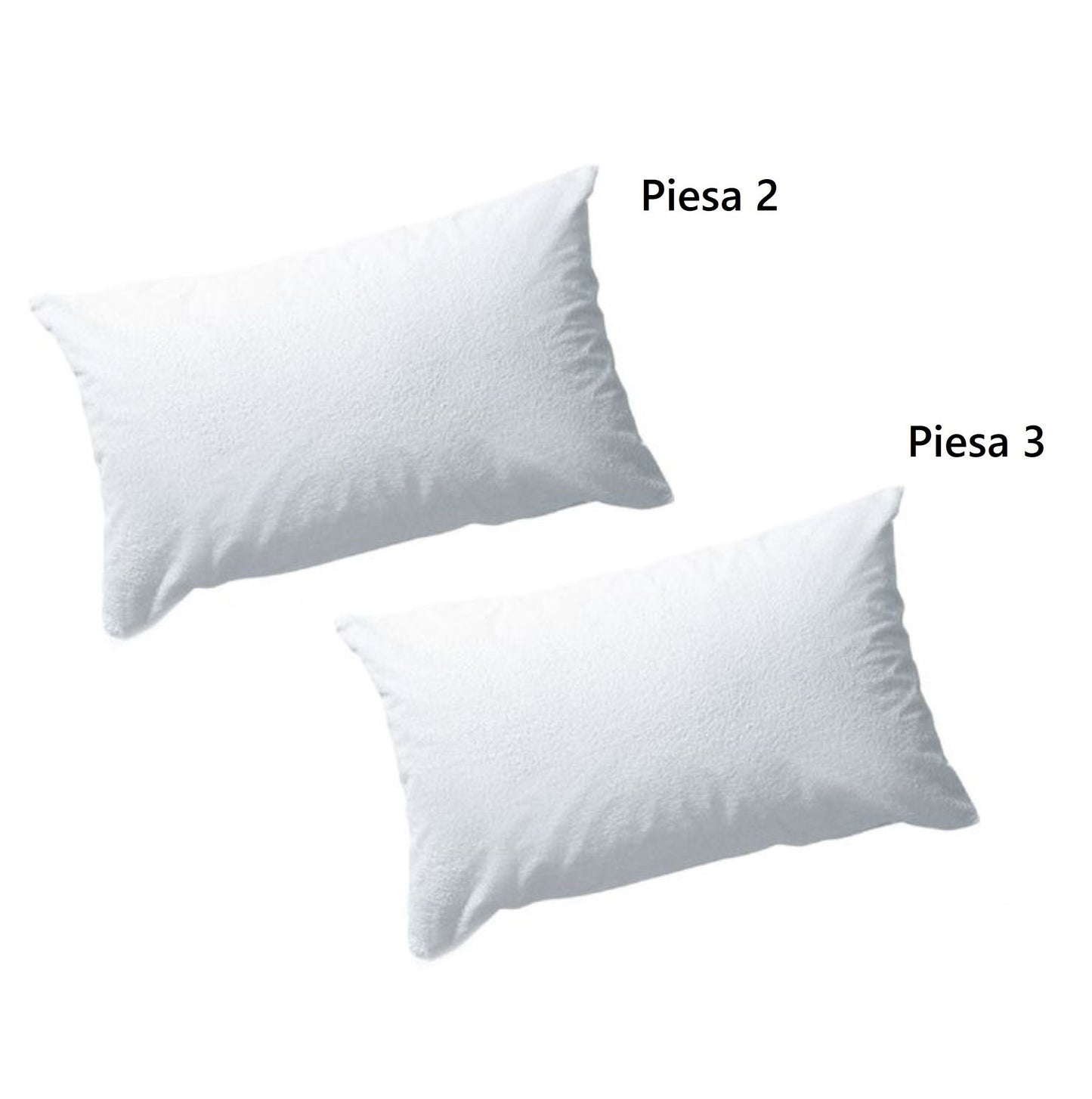 Set 2 piese impermeabile, compus din husa de protectie impermeabila cu elastic pe colturi, + 1 husa impermeabila pentru perna - MetruPatrat.ro
