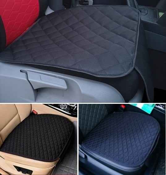 Protectie auto matlasata, pentru sezut scaun sau bancheta, lavabila, impermeabila, neagra