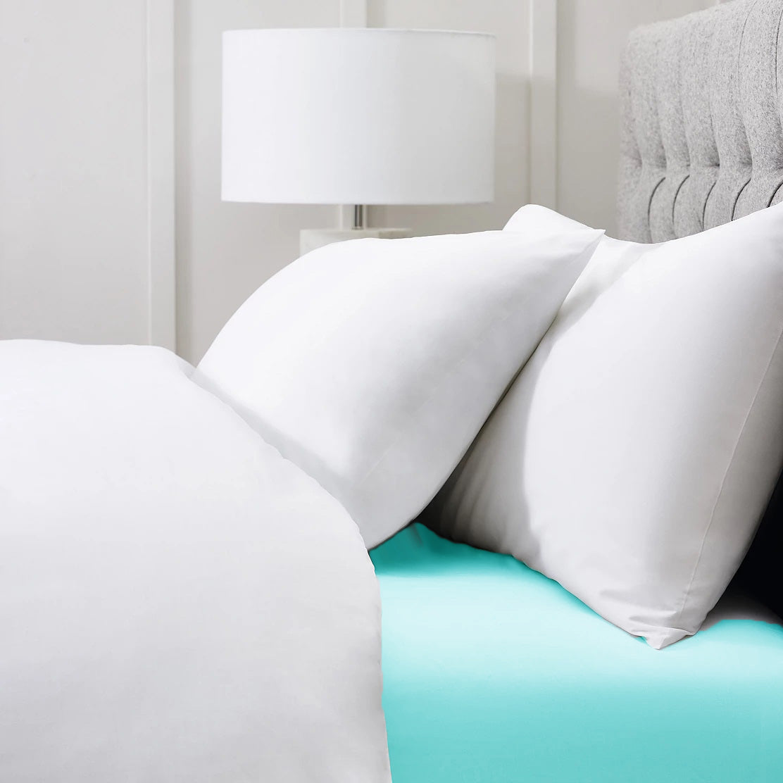 Fata de perna, bumbac natural 100% alb - 1 bucata