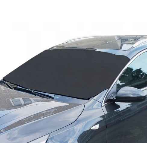 Set 2 protectii auto iarna, pentru autoturisme, universale, husa parbriz 188x99 cm si huse oglinzi laterale