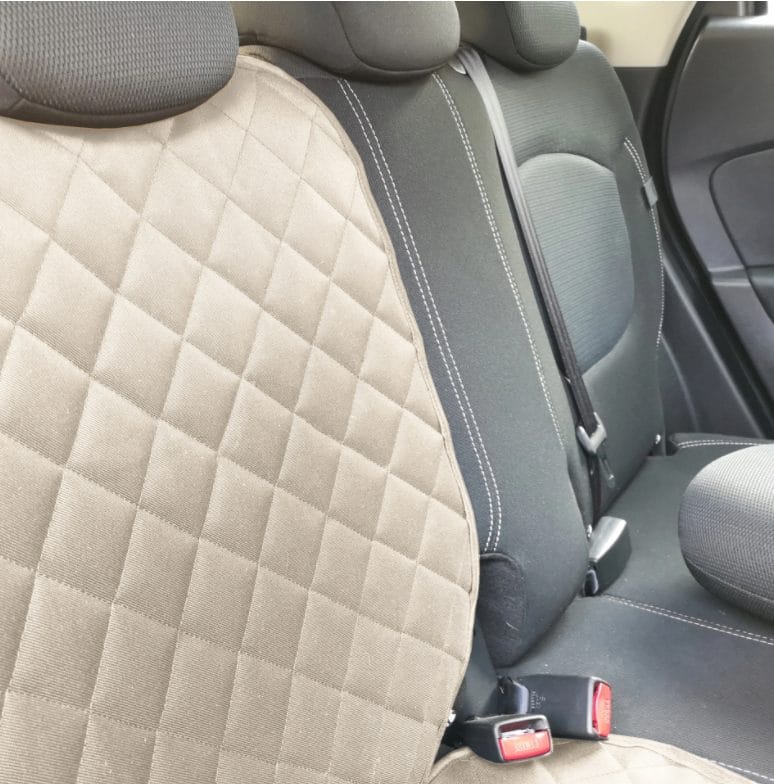 Set 3 protectii auto, matlasate,universale, crem, lavabile, impermeabile, protectie bancheta si 2 protectii scaune fata, Metru Patrat