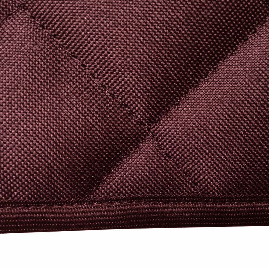 Set 2 protectii auto matlasate, universale, lavabile, grena, protectie scaun sau bancheta si protectie spatar scaun cu buzunar organizator, Metru Patrat