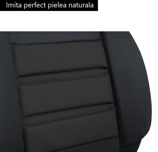 Husa auto universala, tip maieu, ergonomica, VIP, din piele ecologica