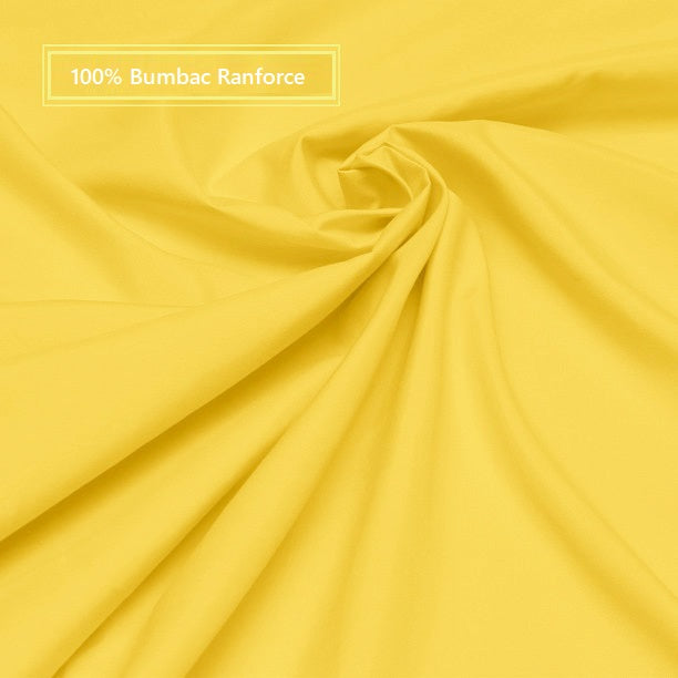 Husa pentru pilota, bumbac natural 100%, galben pal