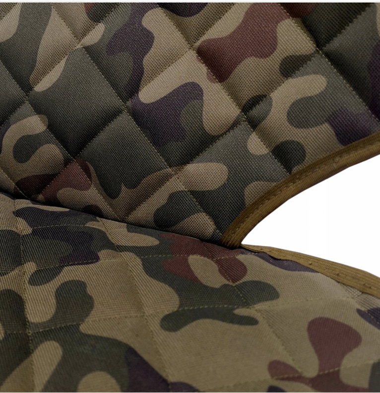 Set 2 protectii auto, scoica bebe, pentru scaune fata sau bancheta spate, matlasate, lavabile, model universal, verde army