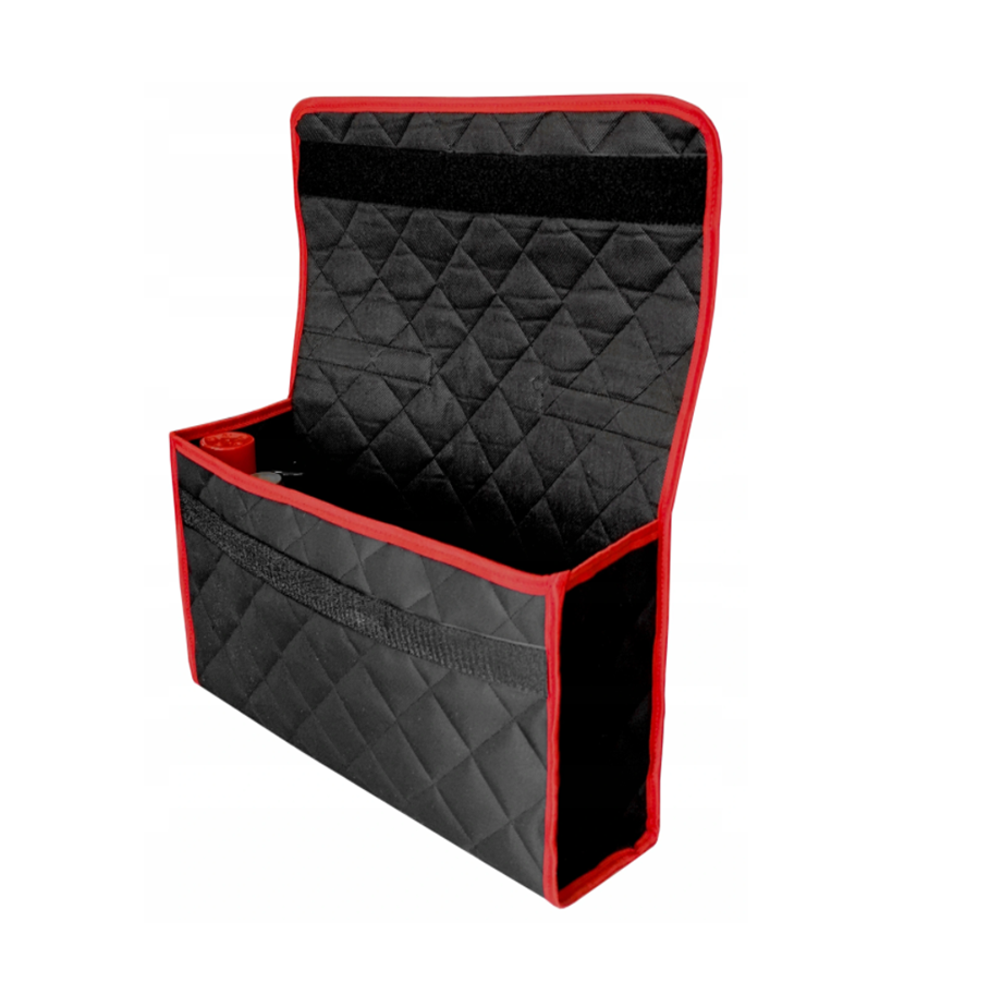 Organizator auto universal pentru portbagaj, prevazut cu banda arici pentru fixare usoara, marimea M