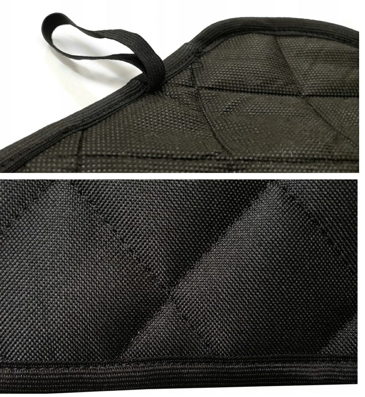Set 2 protectii auto matlasate, pentru sezut scaun sau bancheta, universale, negru, Metru Patrat - MetruPatrat.ro