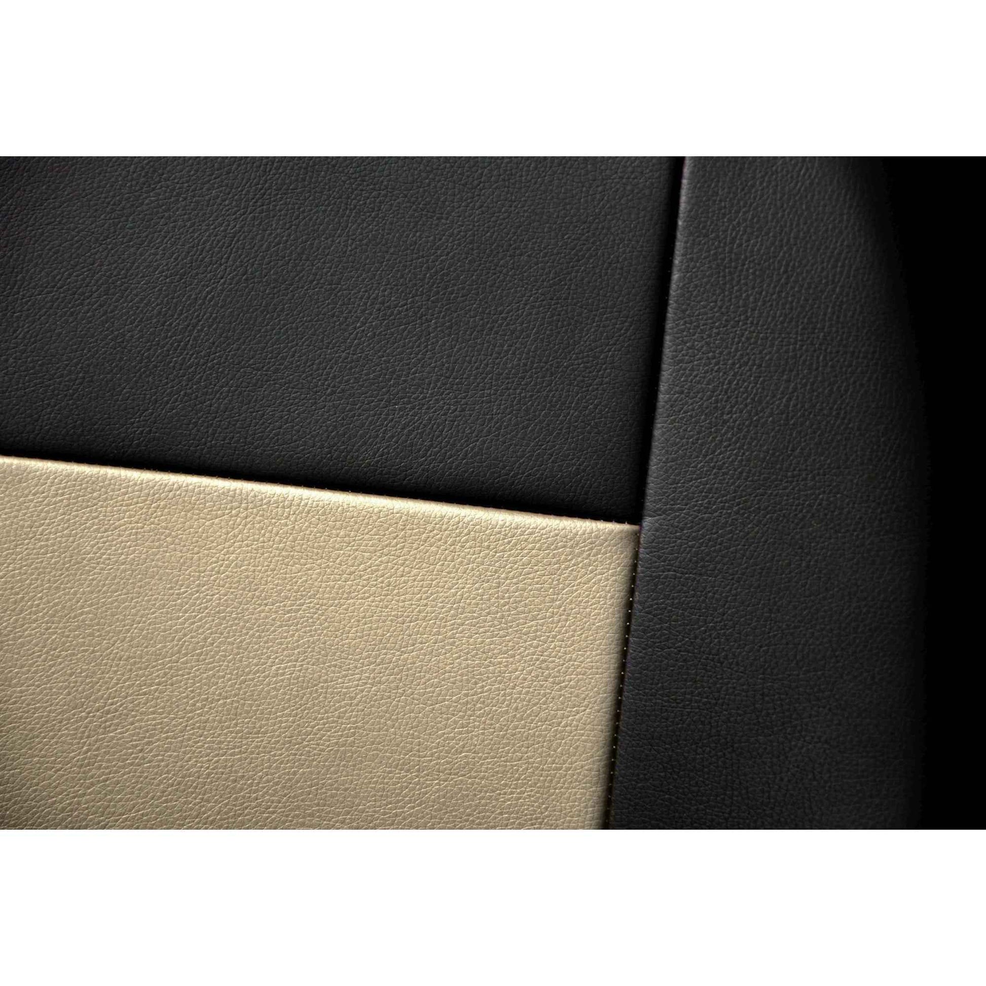 Set huse auto universale , 9 bucati , din gama comfort , eleganta si siguranta , de culoare neagra cu crem , 3 mm spuma AH191C