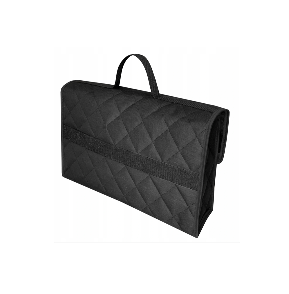 Organizator auto universal pentru portbagaj, prevazut cu banda arici pentru fixare usoara, marimea M negru - MetruPatrat.ro