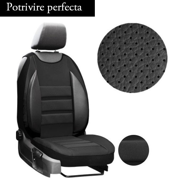 Husa auto universala, tip maieu, ergonomica, din piele ecologica pok