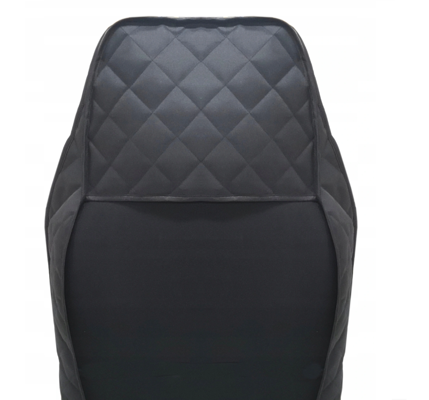 Husa de protectie matlasata, auto, pentru transport animale sau service, neagra, impermeabila, labavila