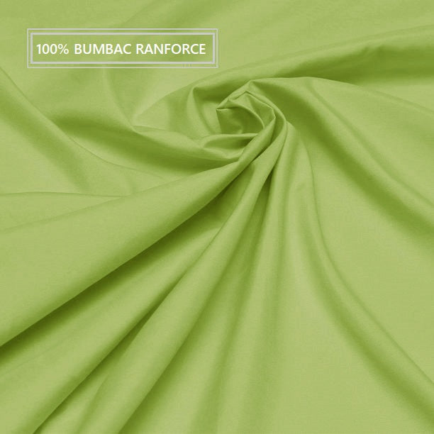 Husa pentru pilota, bumbac natural 100%, verde mat - MetruPatrat.ro