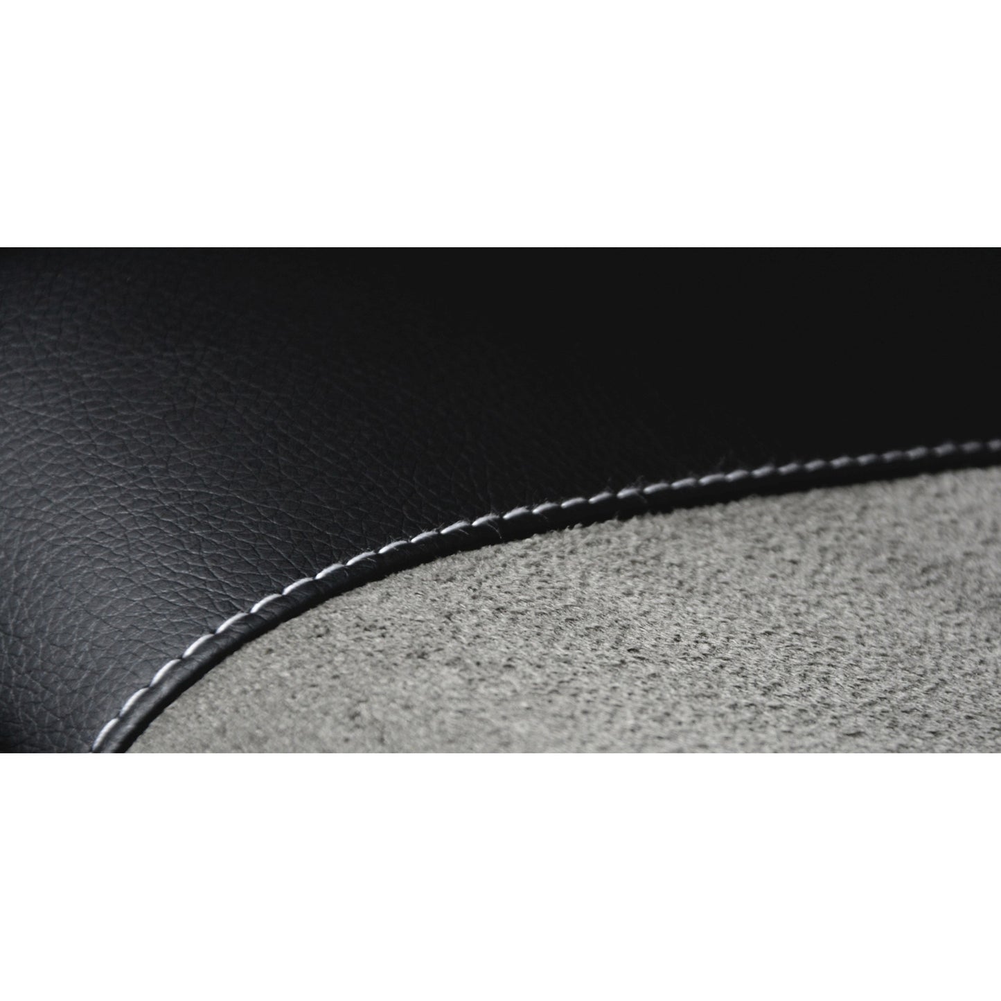 Huse scaune auto alcantara premium negru/gri - 9 buc universale , din imitatie de piele , rezistente in timp , cu cleme de prindere , usor de intretinut AH187