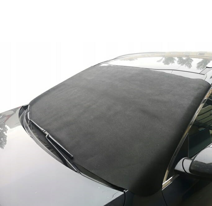 Set 3 protectii auto iarna, pentru autoturisme, universale, husa parbriz 157 x 98 cm, huse oglinzi laterale si huse stergatoare