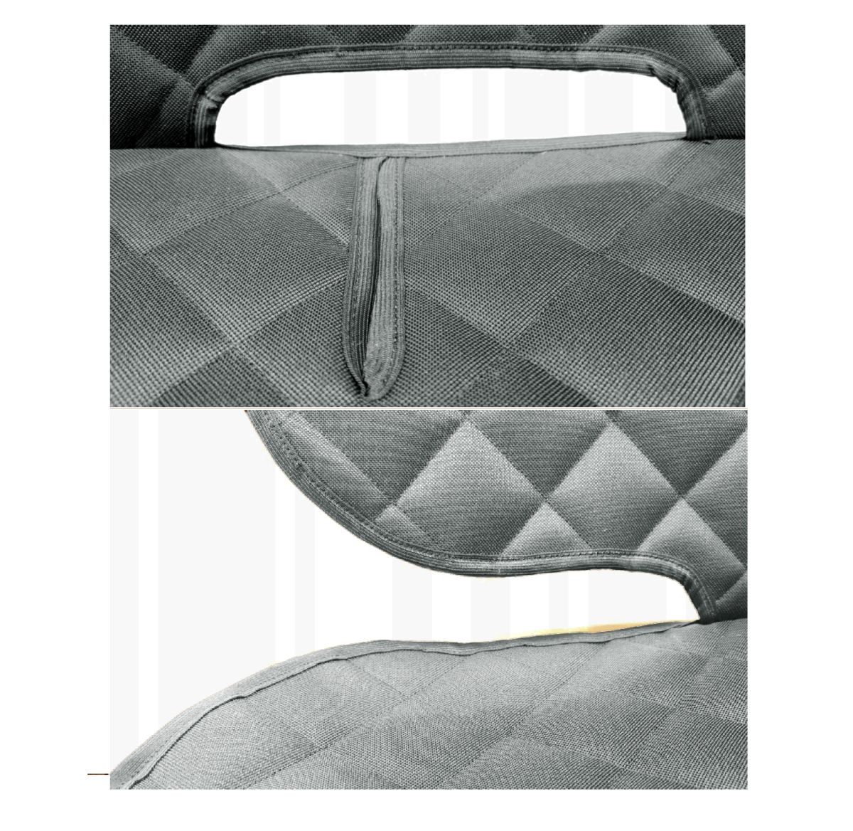 Protectie auto matlasata pentru bancheta din spate, universala, impermeabila, lavabila, gri  5079