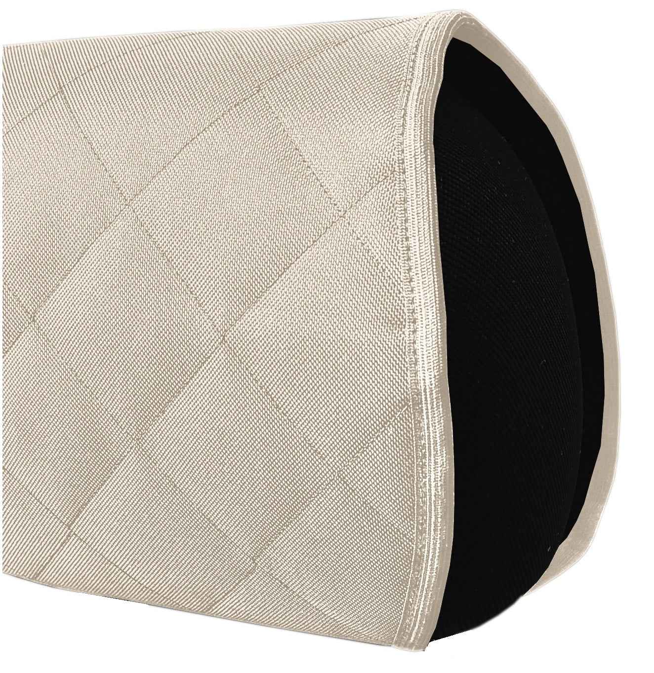 Husa de protectie tetiera auto , matlasata, impermeabila, lavabila, crem