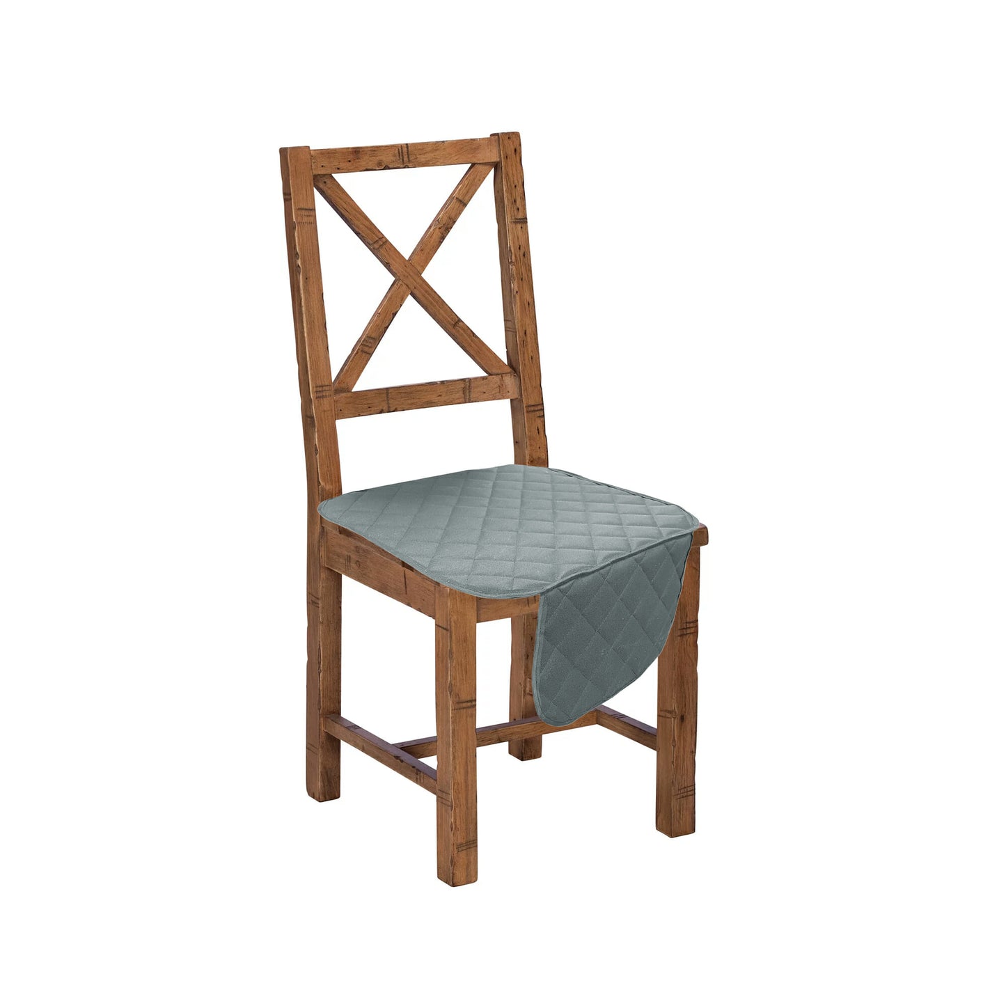 Set 2 protectii auto matlasate, universale, lavabile, gri, protectie sezut scaun sau bancheta si protectie spatar scaun, Metru Patrat