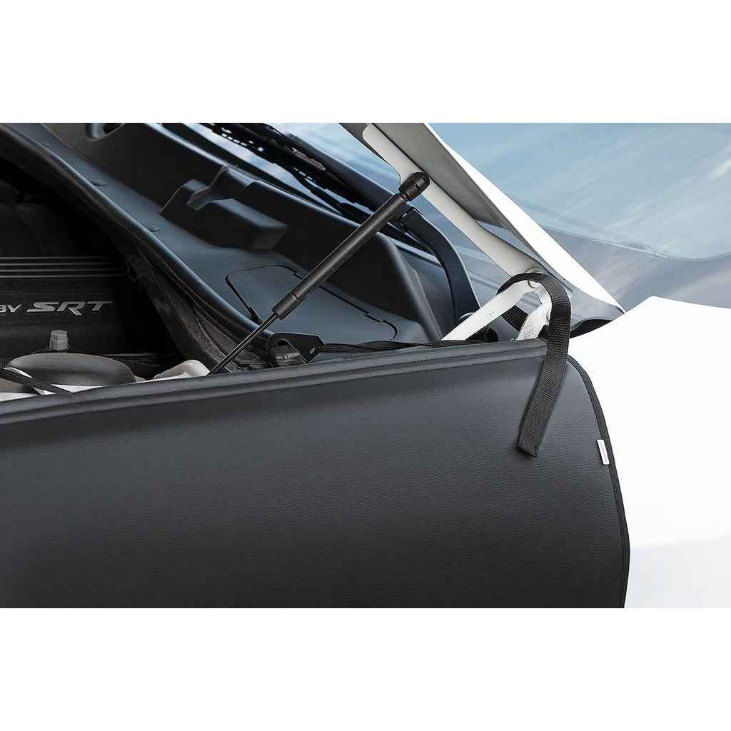 Husa protectie aripa auto, cu banda magnetica si 3 prinderi cu carlige, universala, din piele ecologica 10039