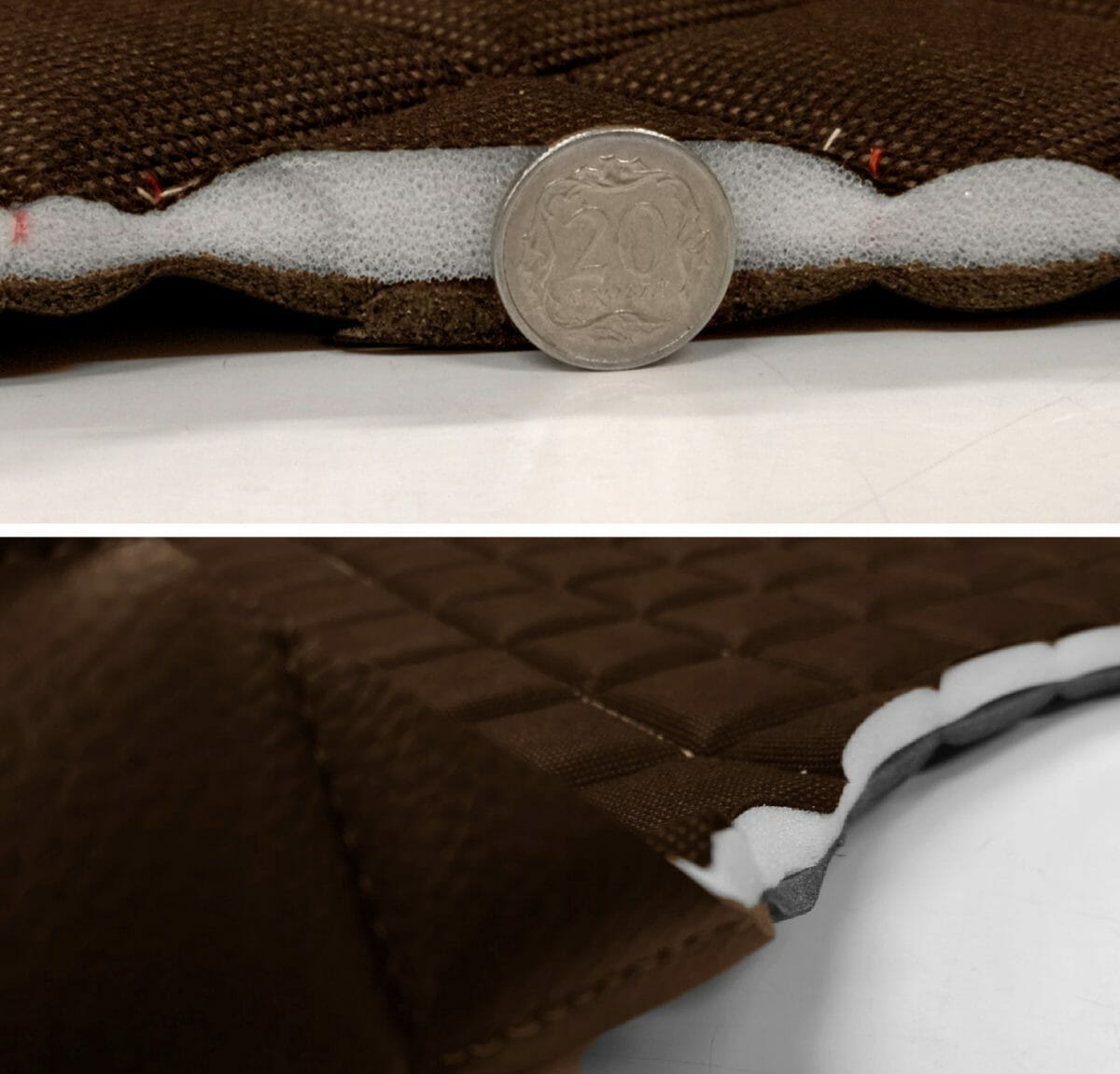 Protectie auto matlasata, universala, pentru scaun auto, scaun copii, scoica bebe, impermeabila, lavabila, maro, Metru Patrat 5071