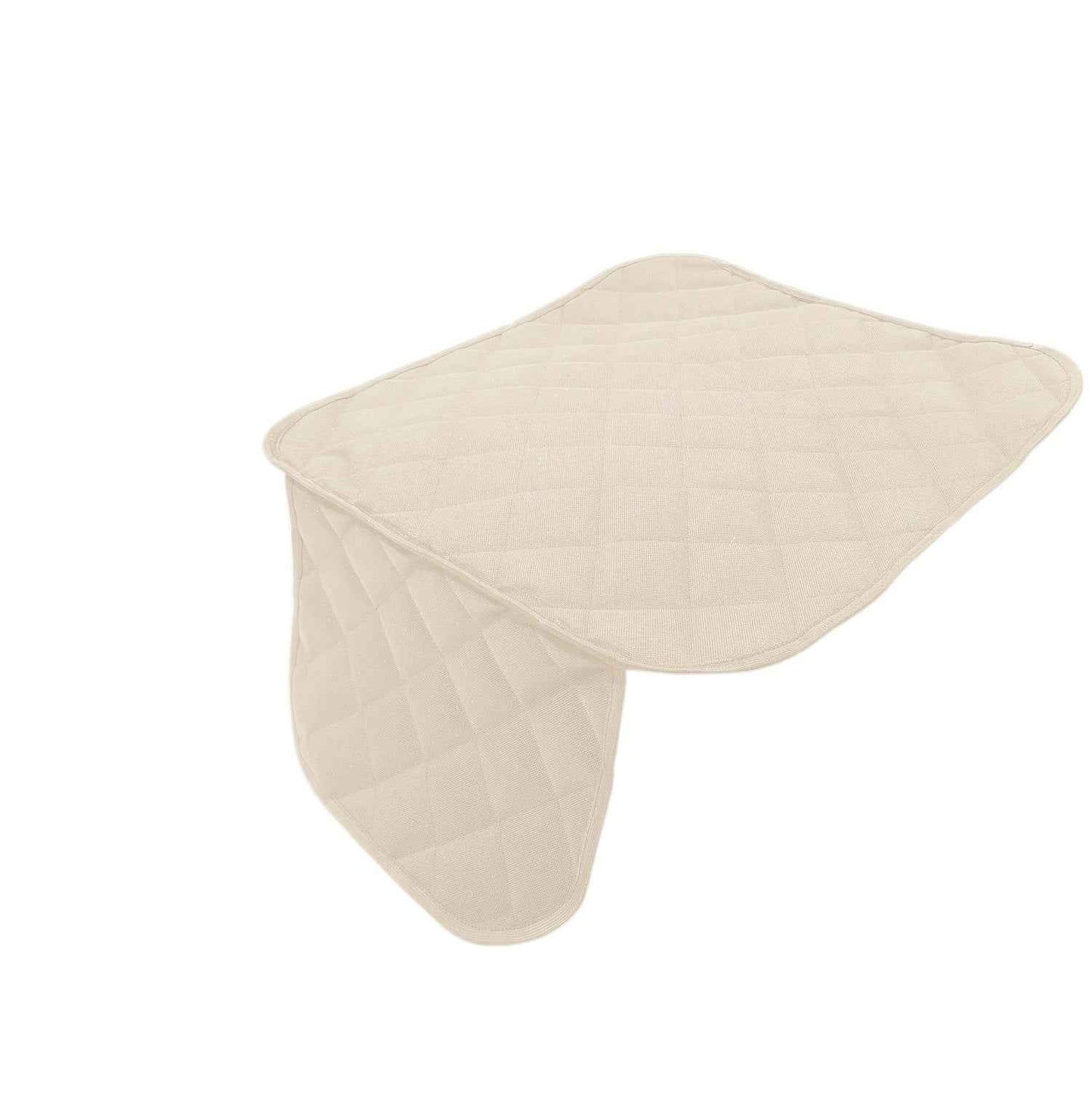 Set 3 protectii auto, pentru bancheta spate si scaune fata, matlasate, model universal, crem