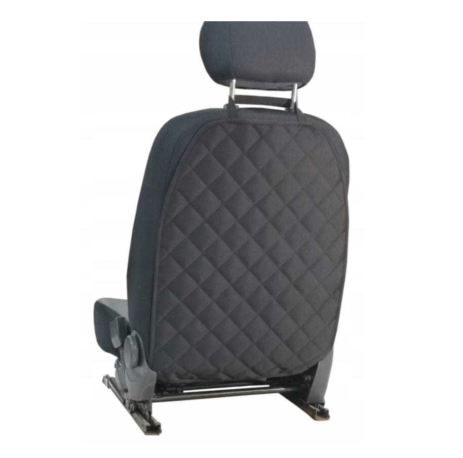 Set 3 protectii auto, matlasate,universale, negre, lavabile, impermeabile, protectie bancheta cu decupare cotiera,spatar scaun si protectie scaune fata, Metru Patrat