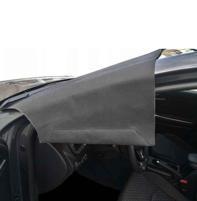 Set 2 protectii auto iarna, pentru autoturisme, universale, husa parbriz 188 x 79 cm si huse oglinzi laterale