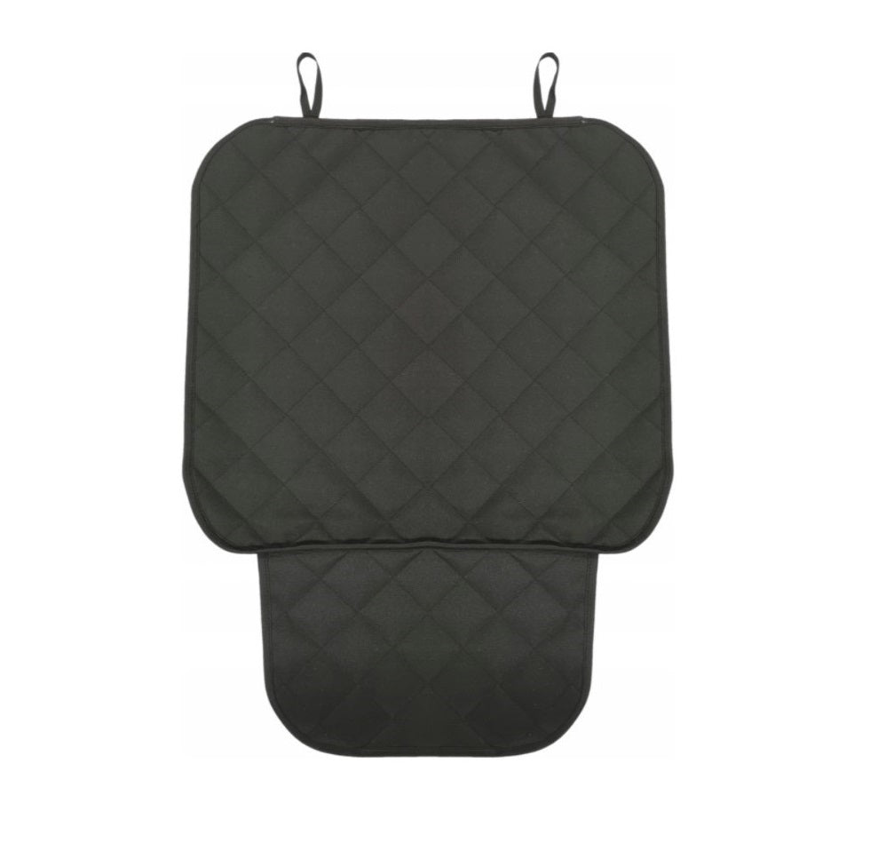 Set 3 protectii auto pentru bancheta spate si scaune fata, matlasate, model universal, negre