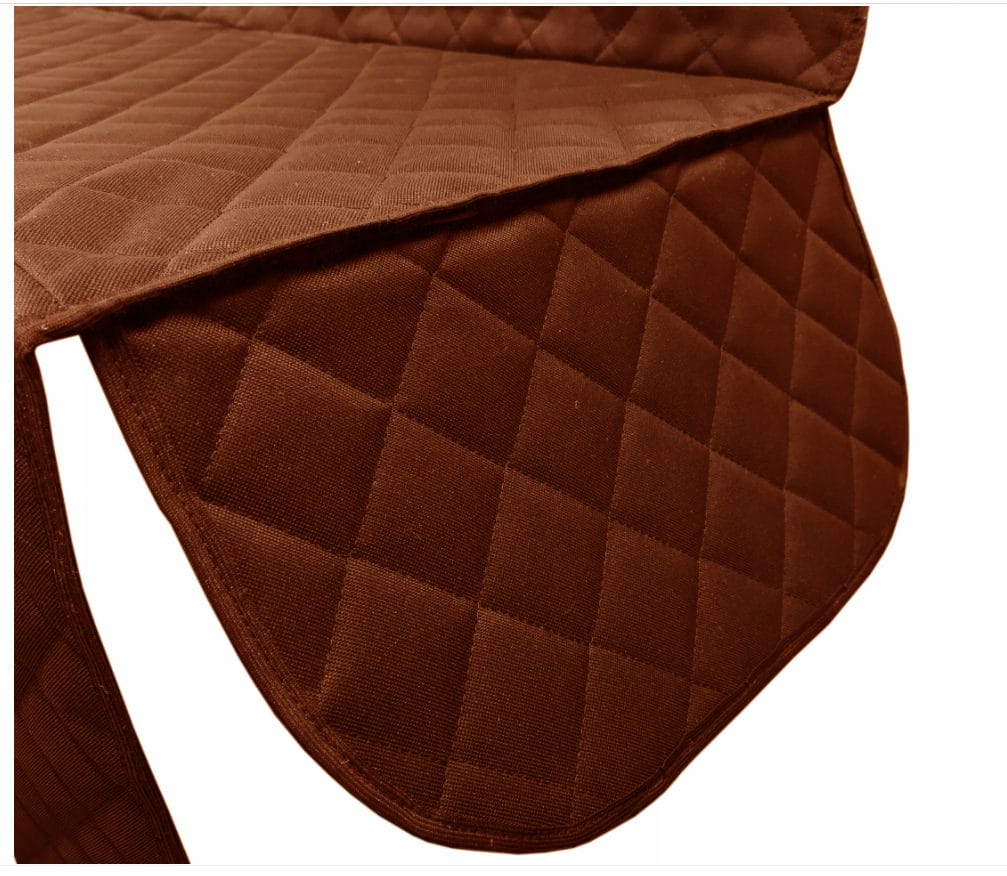 Set 3 protectii auto, matlasate,universale, maro, lavabile, impermeabile, protectie bancheta cu decupare cotiera  si 2 protectii scaune fata, Metru Patrat - MetruPatrat.ro
