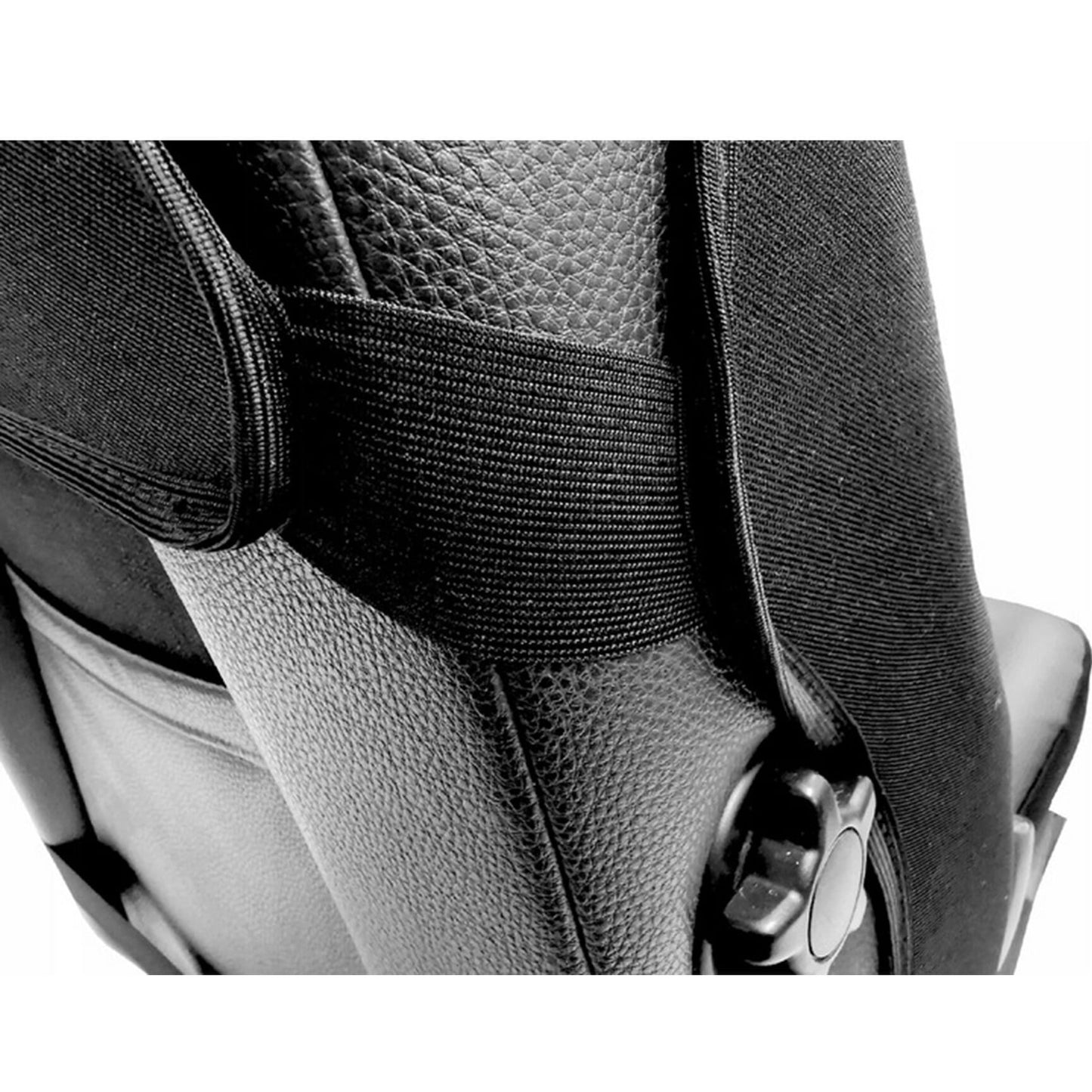 Husa auto tip maieu, din piele ecologica, matlasata, universala, neagra, Metru Patrat 5086