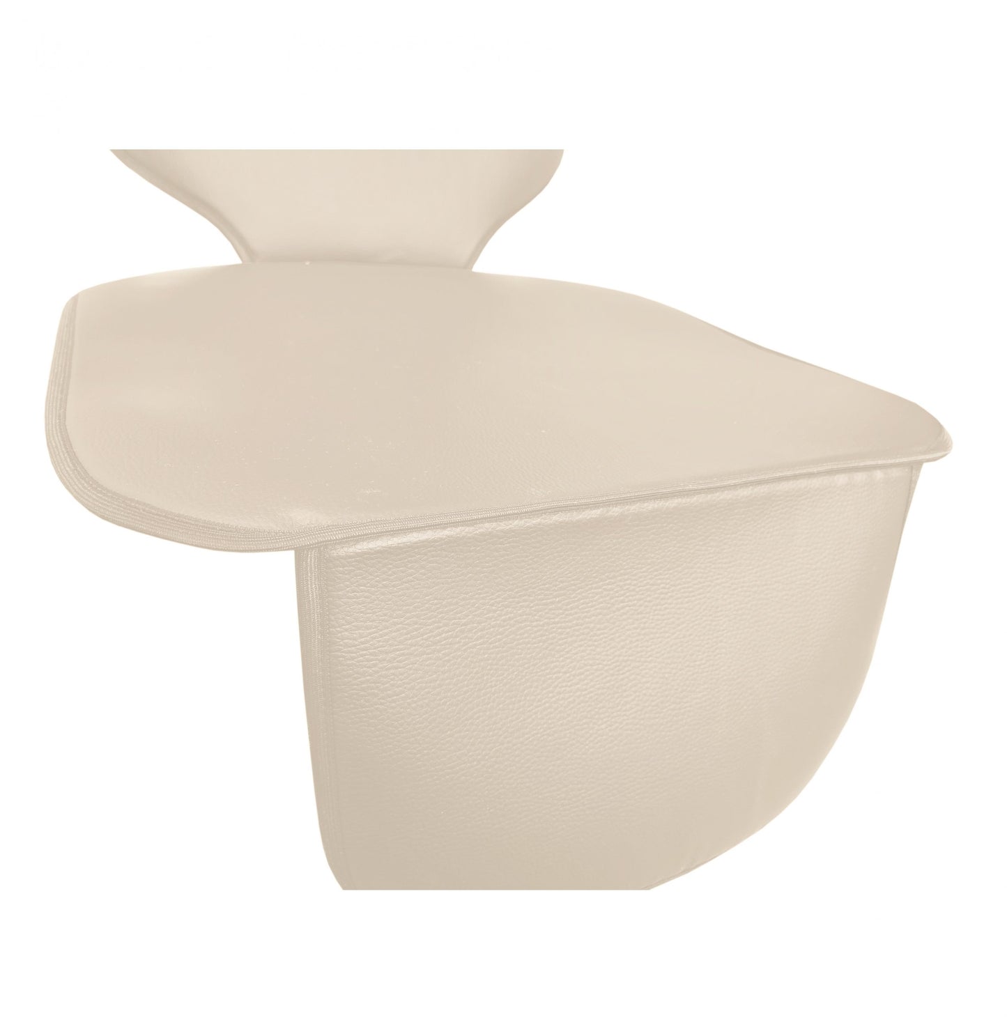 Set 2 protectii auto, scoica bebe, pentru scaune fata sau bancheta spate, din piele ecologica, lavabile, model universal, crem