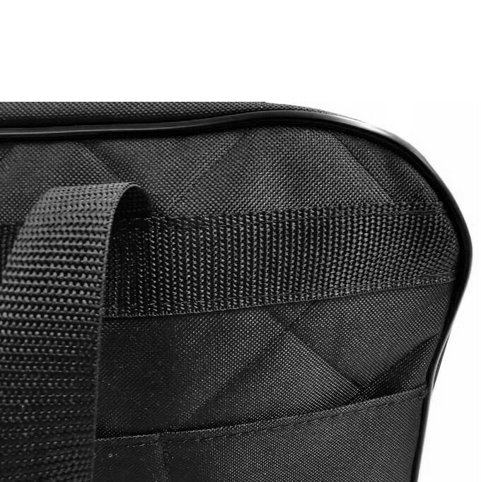 Geanta city break & sport, bagaj de mana avion Wizz Air, Ryanair, 40x20x25, matlasata, neagra, Metru Patrat 5087