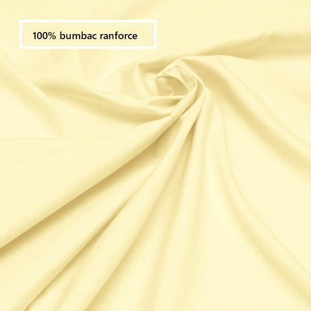 Husa cu fermoar pentru saltea din bumbac 100% natural, de culoare crem, ivory - MetruPatrat.ro