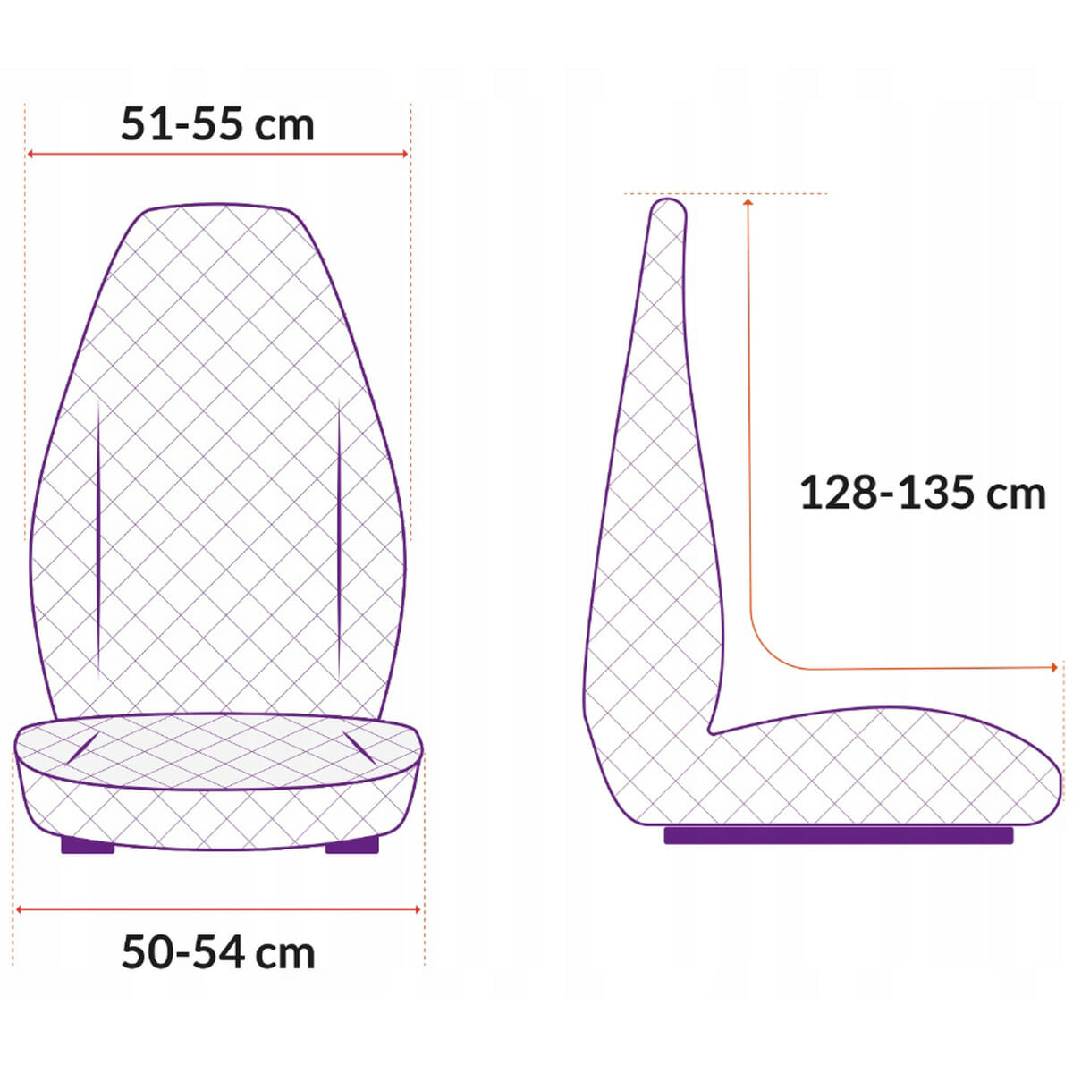 Husa de protectie matlasata, pentru scaun auto, universala, neagra, Metru Patrat offroad negru - MetruPatrat.ro