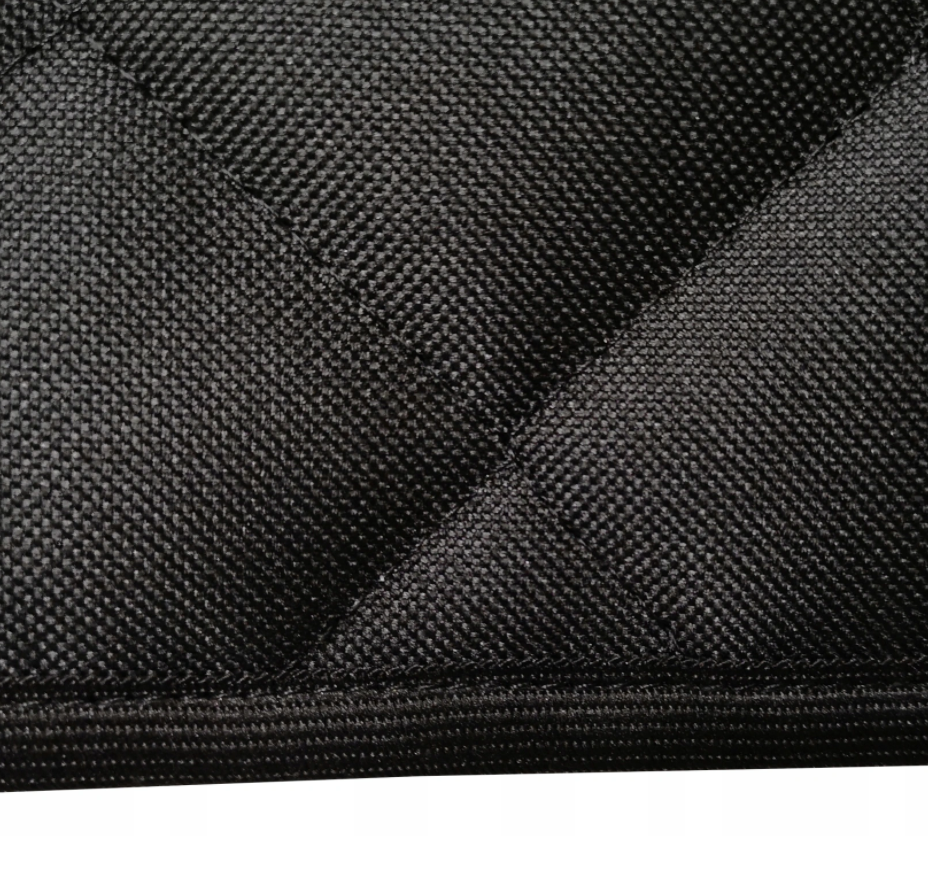 Set 3 protectii auto pentru bancheta spate si scaune fata, matlasate, model universal, negre