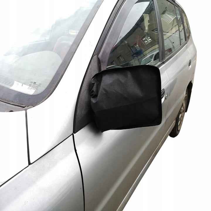 Set 2 protectii auto iarna, pentru autoturisme, universale, husa parbriz 188 x 79 cm si huse oglinzi laterale