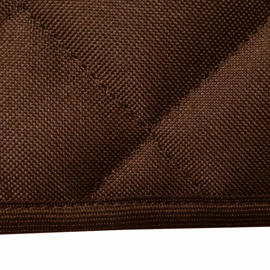 Set 2 protectii auto matlasate, universale, lavabile, maro, protectie scaun sau bancheta si protectie spatar scaun cu buzunar organizator, Metru Patrat