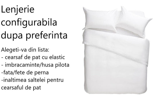 Lenjerie bumbac natural 100%, configurabila