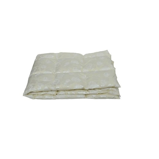 Pilota umpluta cu puf + pana, pentru toate anotimpurile, de culoare crem, diferite dimensiuni