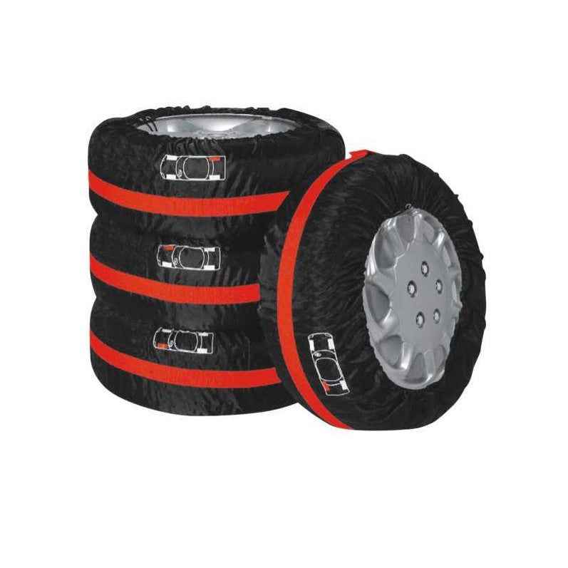 Set 4 huse pentru anvelope , universale , pentru intersezon , de culoare neagra VPI1459
