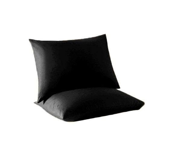 Fata de perna, bumbac natural 100% negru - 1 bucata