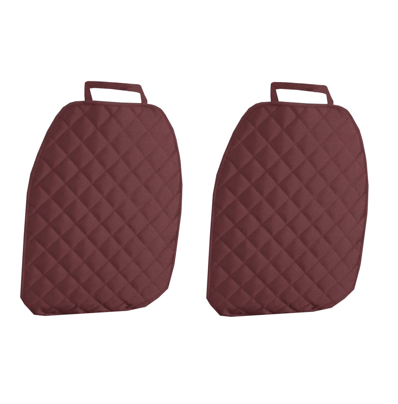 Set 2 protectii auto matlasate, pentru spatarul scaunului din fata, universale, lavabile, impermeabile, grena, Metru Patrat - MetruPatrat.ro