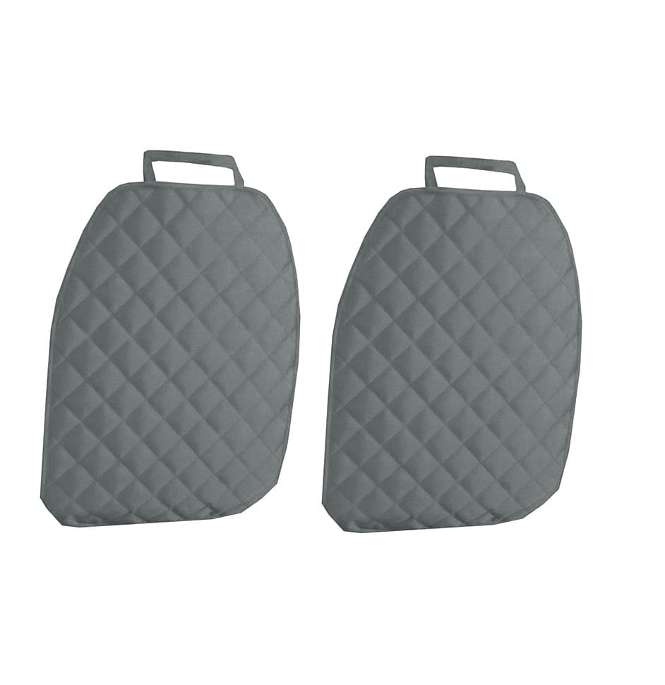 Set 2 protectii auto matlasate, pentru spatarul scaunului din fata, universale, lavabile, impermeabile, gri Metru Patrat 2x 5065