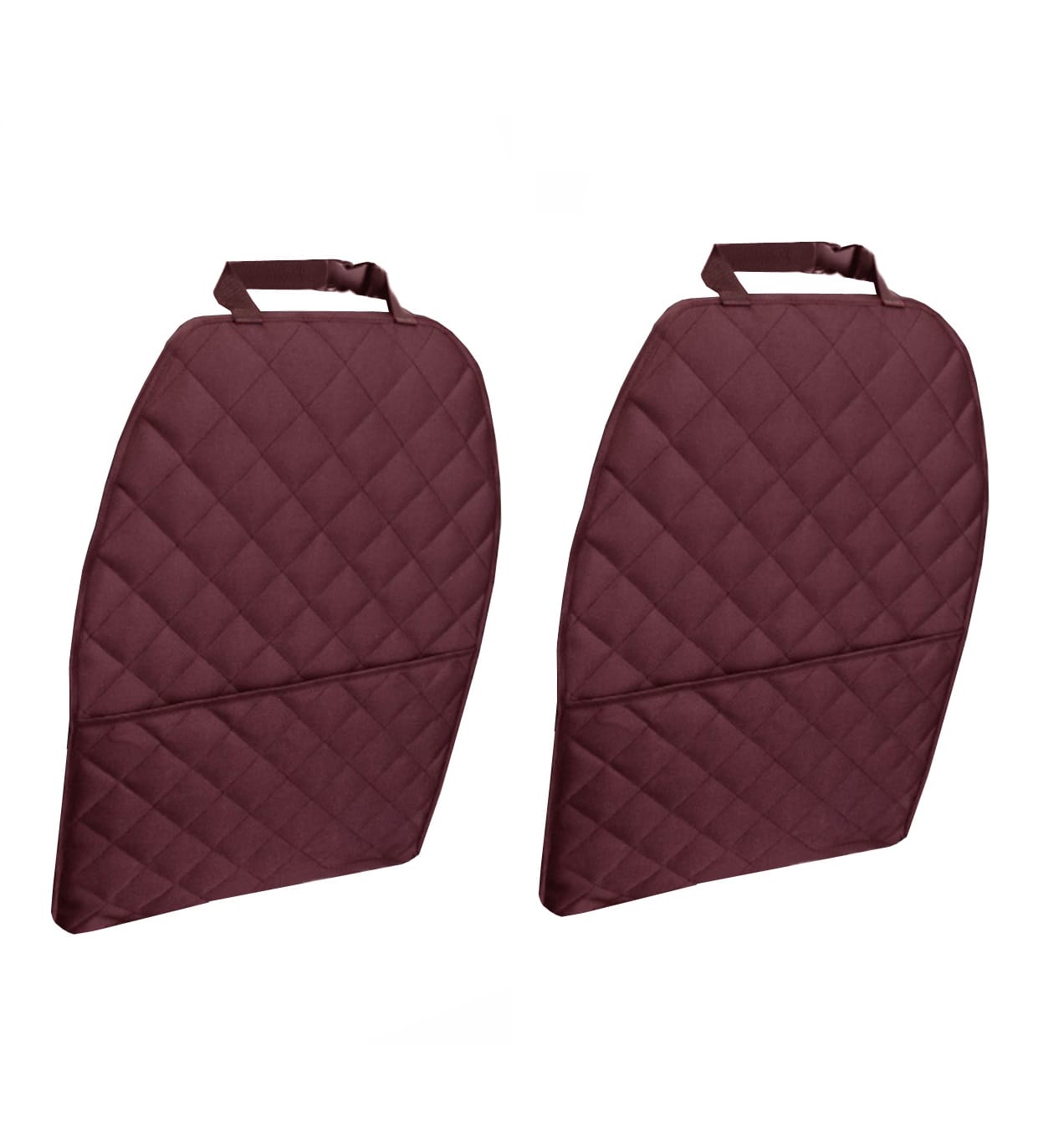 Set doua protectii auto matlasate, universale, pentru spatarul scaunului, cu buzunar organizator, grena, Metru Patrat 2x 5075 - MetruPatrat.ro