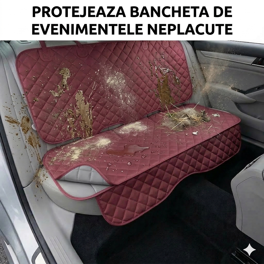 PROTECTIE MATLASATA PENTRU BANCHETA DIN SPATE, GRENA, IMPERMEABILA, LAVABILA - MetruPatrat.ro