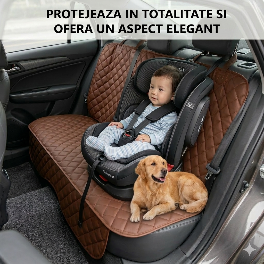 PROTECTIE MATLASATA PENTRU BANCHETA DIN SPATE, MARO, IMPERMEABILA, LAVABILA - MetruPatrat.ro