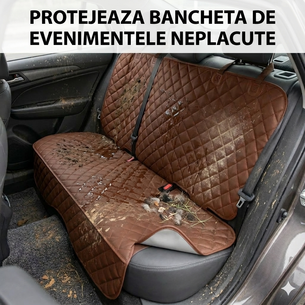 PROTECTIE MATLASATA PENTRU BANCHETA DIN SPATE, MARO, IMPERMEABILA, LAVABILA - MetruPatrat.ro